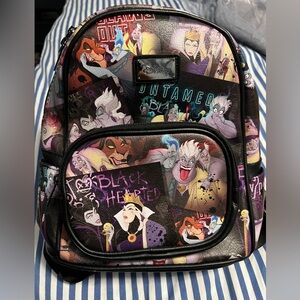 NWOT Disney Villains mini backpack